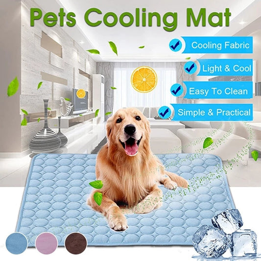 Dog cooling mat in summer