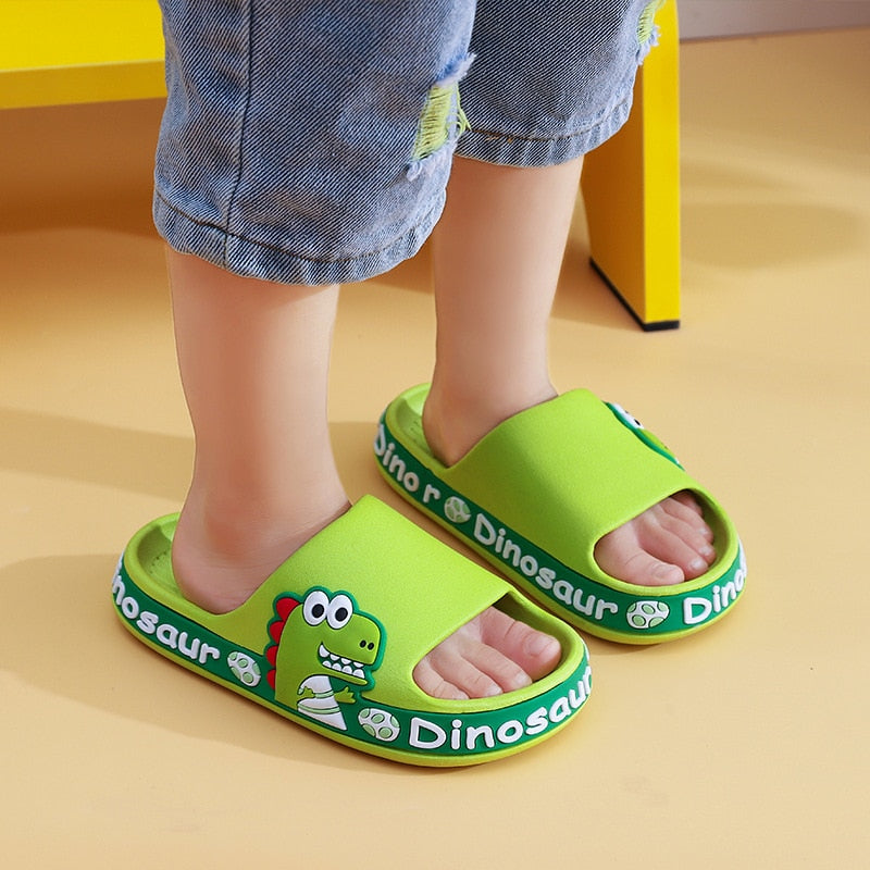 Antiskid Children's Slipper Dino Crocks