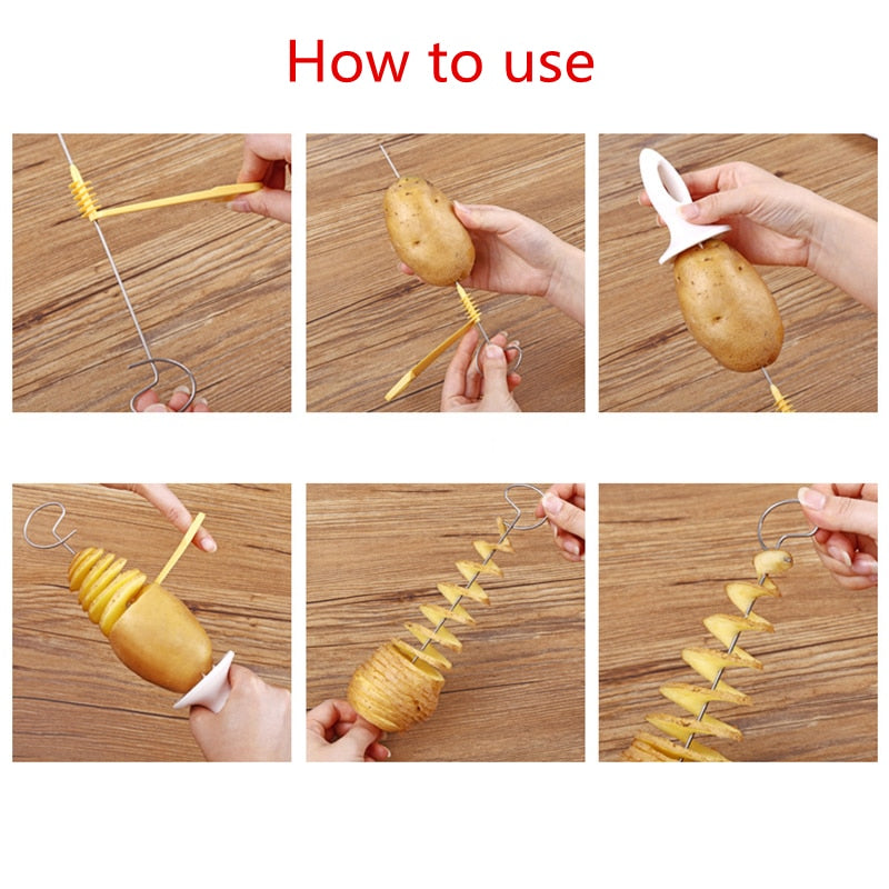 Potato Spiral Cutter